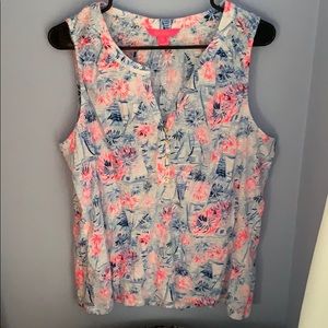 EUC Lilly Pulitzer Essie Tank Top
